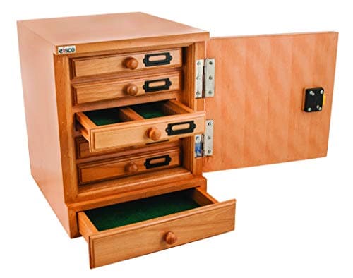 Eisco Labs Wooden Slide Cabine...wers, 500 Slide Capacity Total