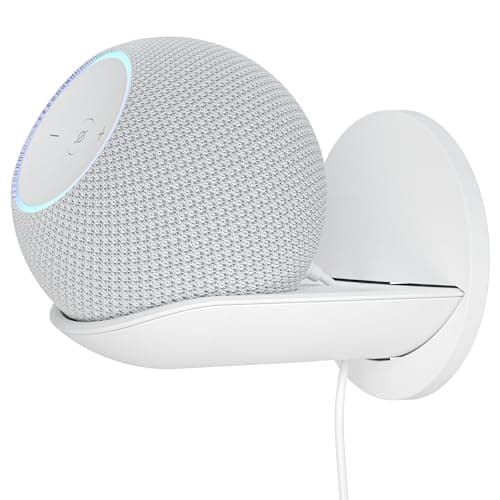 Echo Dot Max Bundle: Includes,...zon Wall Mount | Glacier White
