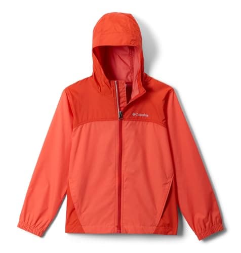 Columbia Youth Boys Toddler Glennaker Waterproof Rain Jacket, Zing/Super Sonic, 4T