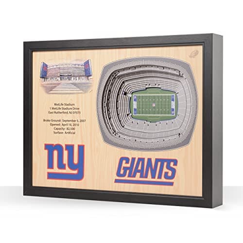 YouTheFan NFL New York Giants ...-Layer StadiumView 3D Wall Art