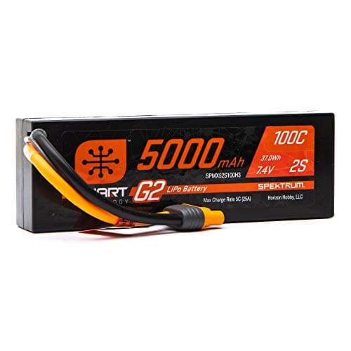 Spektrum 7.4V 5000mAh 2S 100C ...iPo Battery: IC3, SPMX52S100H3
