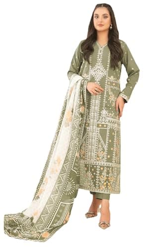 Shriva Fashion Indian Pakistani Women's Ready to wear ethnic plus size Salwar Kameez Suit for Eid Party Wedding Festivals (2976) (Pista, 54)