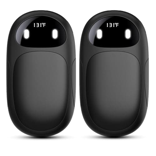 Stocking Stuffers, AI Hand Warmers Rechargeable 2 Pack, AI Smart Chips Magnetic Electric Hand Warmers, 20Hrs Long Safe Heating, Cool Gadget Gift for Men Women Dad Mom Christmas Birthday