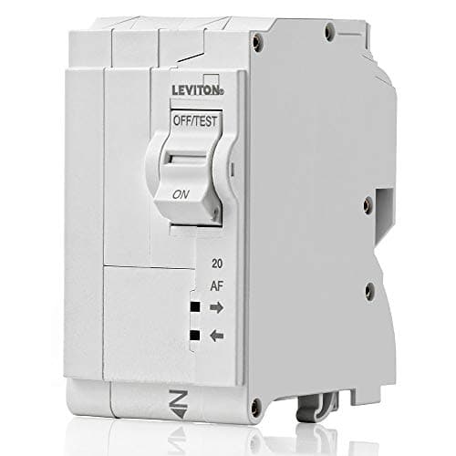 Leviton 20A 2-Pole Plug-On AFC..., 120/240 VAC, LB220-AF, White