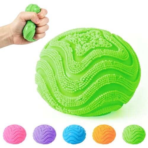 Fuzz Ball Squishy Face Squishy Soft Moldable Cute Slow Rise Relaxing Sensory for Adults (Green)