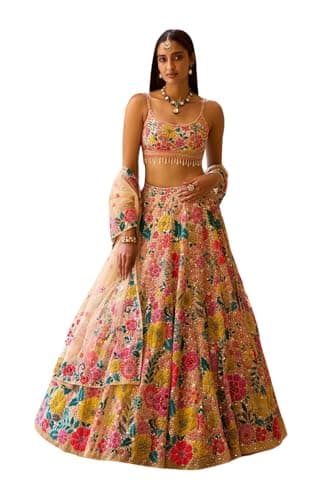 vestry New Bollywood Style Bridal-Wedding-Parties Lehenga Choli for Indian Women's& Girls Traditional Indian Dress. (32)