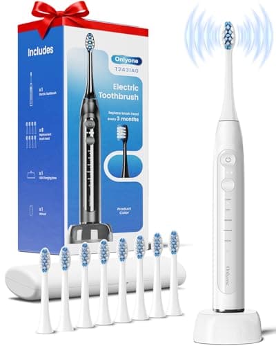 Amazon US, 68% OFF - Sonic Electric Toothbrush with 8 Brush Heads