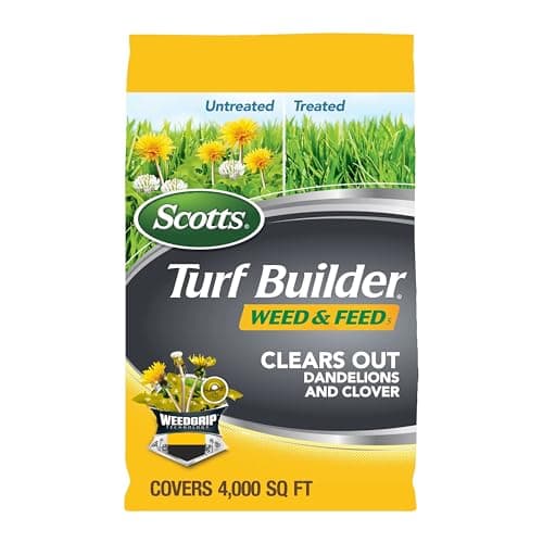 $14.98* | 11.32-Lbs Scotts Turf Builder Weed and Feed5 Lawn Fertilizer/Weed Killer at Amazon