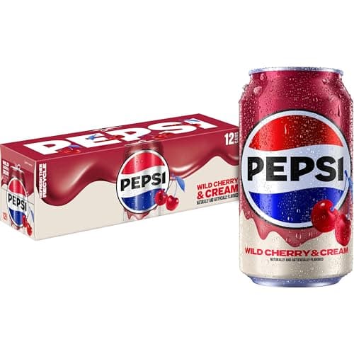 12-Pack 12-Oz Pepsi Cola Wild Cherry & Cream $4.47 + Free Shipping w/ Prime or on $35+