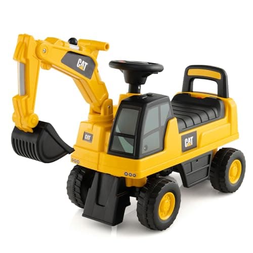 Costzon Ride on Excavator, Lic...for Toddlers 1-3 Gift (Digger)