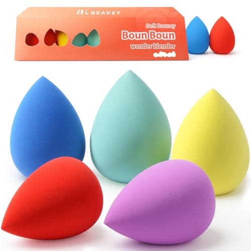 5-Pk BEAKEY Beauty Makeup Sponge Set $2.55 w/ S&S