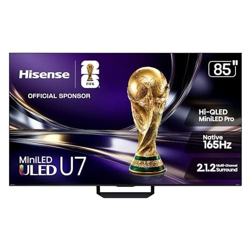 Hisense 85" U7 Mini-LED ULED 4...ced, Anti-Reflection, 2.1.2 Ch