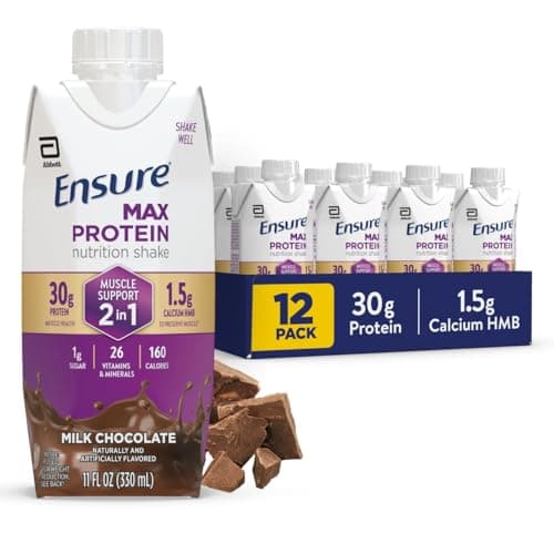 12-pk 11-oz Ensure Max Protein Shake (Milk Chocolate) $16.30 w/ S&S