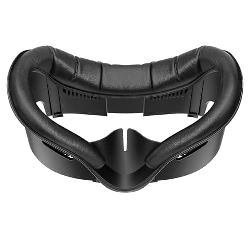 VZNEK Face Cover Pad for Oculus Quest 3, Sweat-Proof PU Foam Cushion for Meta Quest 3, Compatible with Oculus Quest 3 Original Spacer (for Quest 3)