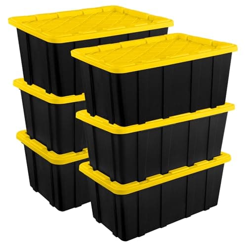 Sterilite 6-Pack Industrial To...r Closet, Bathroom, and Office