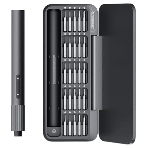 HOTO 25-in-1 Mini Electric Screwdriver, 3.7V Precision Screwdriver Set, USB-C Rechargeable $23.99