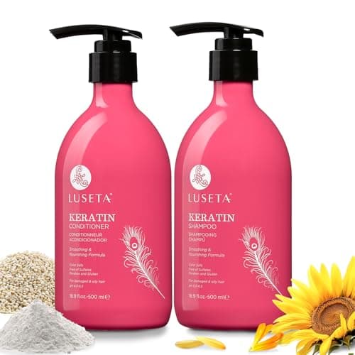 Luseta Keratin Shampoo & Conditioner Set Just $15.59 Shipped on Amazon | Restores Damaged Hair
