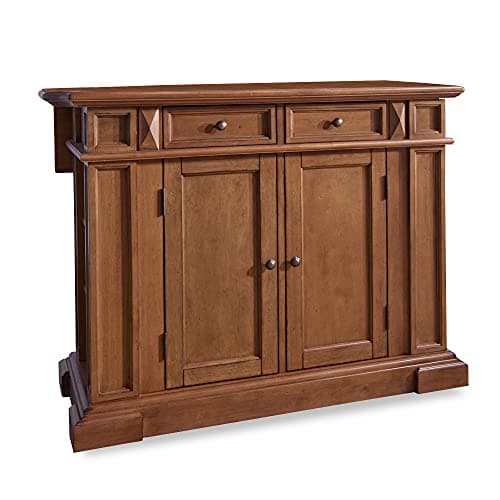 Homestyles Americana Oak Finis... Drop Leaf Breakfast Bar, 50"W