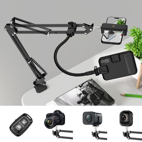 Overhead Phone Mount with 60 L...g, TikTok, YouTube and Cooking