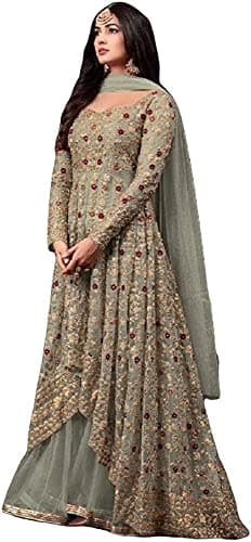 Jevious Indian Pakistani Ready to Wear Style Embroidered Salwar Kameez Salwar Suit for Women