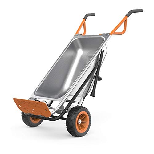 $159.99 | Worx 8-in-1 Aerocart Garden Cart/Wheelbarrow Heavy Duty/Dolly (WG050) at Amazon