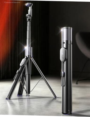 Adjustable 360° Rotating Phone Tripod w/ Remote Only $16.99 on Amazon (Reg. $34)