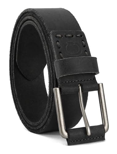 CHAOREN Full Grain Leather Belt for Men, Work Belts for Men Heavy Duty, Daily Wear for Jeans Pants $6.99