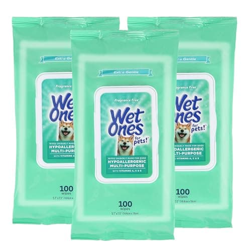Select Accts: 3-Pk 100-Ct Wet Ones Multi Purpose Pets Wipes $6.35 w/ S&S