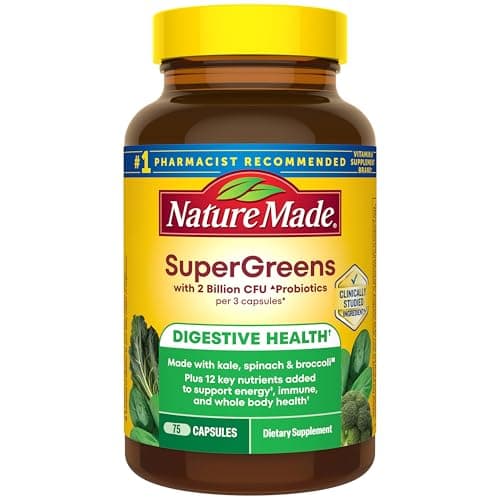 Nature Made Super Greens with ...th, 75 Capsules, 25 Day Supply