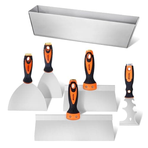 VEVOR Drywall Knife Set, 6 PCS...ywall Finishing Tools for Home