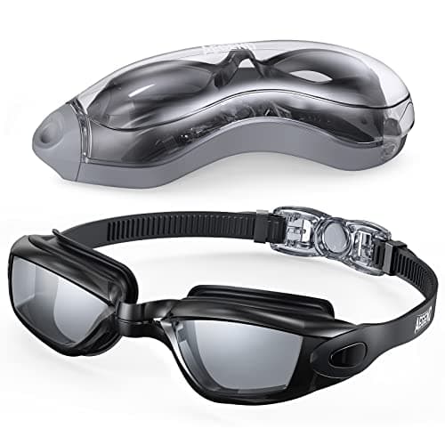 Aegend No Leaking Anti Fog UV Protection Swimming Goggles w/ Case from $3