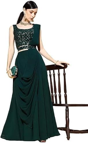 Niya Fashion Indian Style Ready to Wear Lehenga Choli for Women Flared Wedding Party Wear Dress Fully Stitched