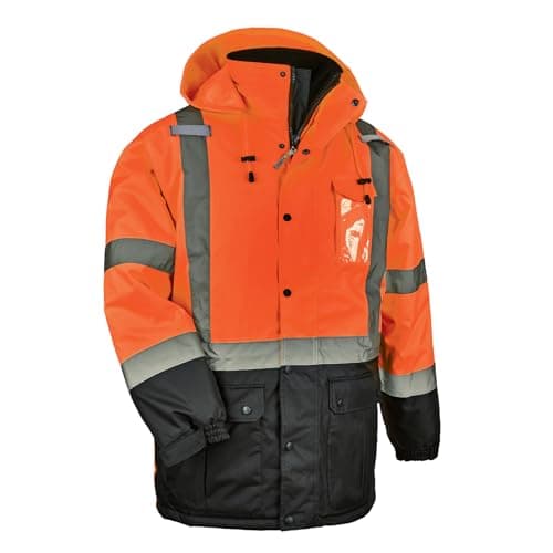 $39.39: Ergodyne Unisex Adult Reflective Type R Class 3 Winter Jacket (Orange or Lime, Various Sizes M-3XL)