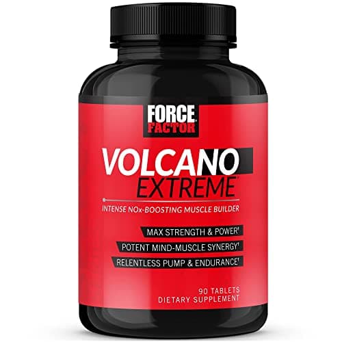 Force Factor Volcano Extreme Pre Workout Nitric Oxide Booster w/ Creatine & L-Citrulline (90 Tablets) $5.22 + Free Shipping w/ Prime or on $35+