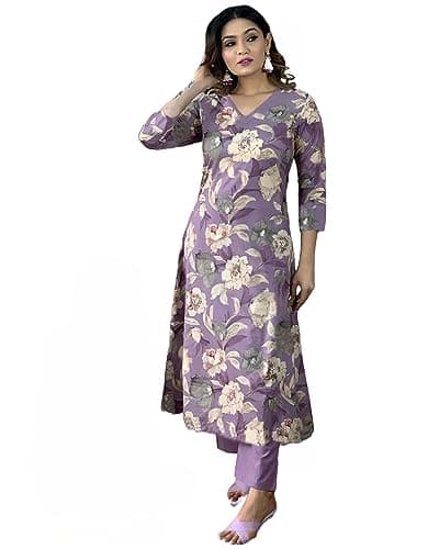 Aashita Creations Womens Kurta with Pant_407