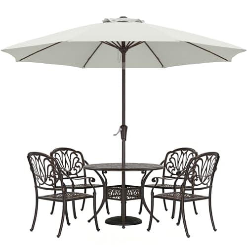 ABCCANOPY Outdoor Windproof Table Umbrella w/ Push Button Tilt & Crank (various) from $28.95