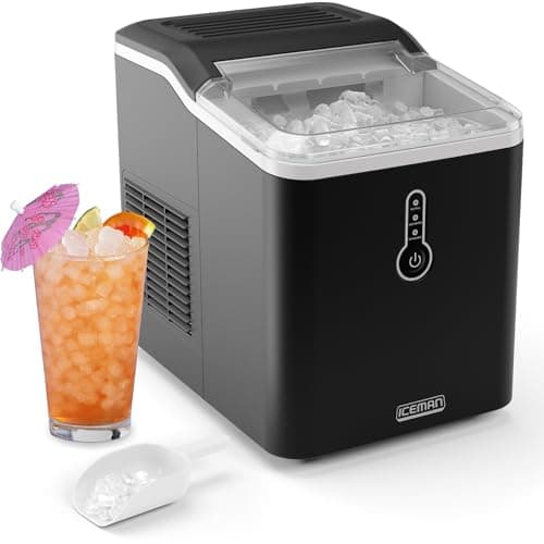Iceman by Chefman Nugget Ice M...r Tank, Self-Cleaning Function