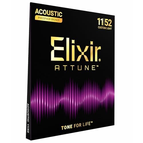Elixir Strings, ATTUNE Acousti...String Set, Custom Light 11-52