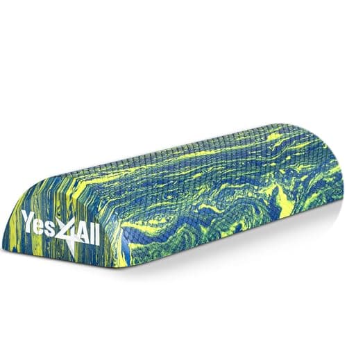 $6.99: Yes4All 12 inches EVA Firm Foam Roller for Stretching & Muscle Massage, Blue Green at Amazon