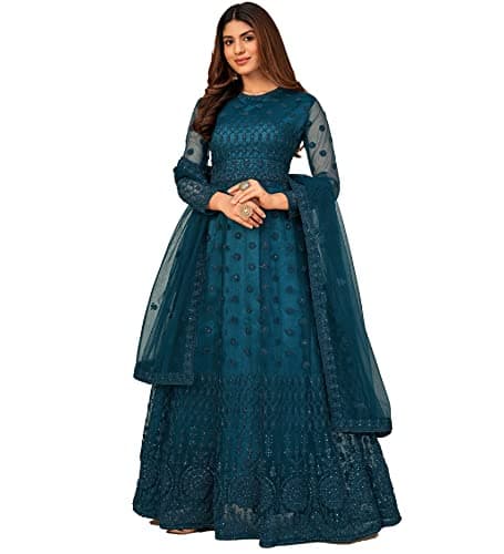 Nimbark Indian Pakistani Embroidered Salwar Suit for Women Anarkali Gown Lehenga Choli Salwar Suit Kameez Ready to Wear