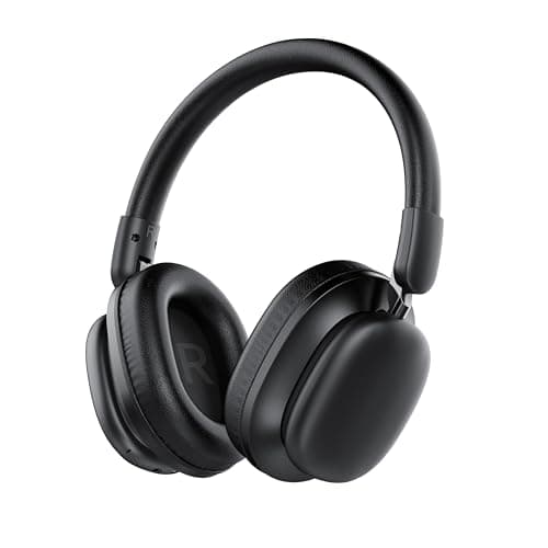 TIMU Bluetooth Headphones Over Ear, 75H Playtime Wireless Headphones with Microphone, Foldable Lightweight Headset with 3 EQ Modes, 3D Stereo Sound Low Latency for Travel Work Cellphone
