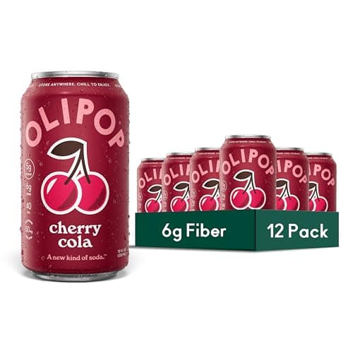 12-Pack 12-Oz OLIPOP Prebiotic Soda (Cherry Cola) $12.95 w/ S&S
