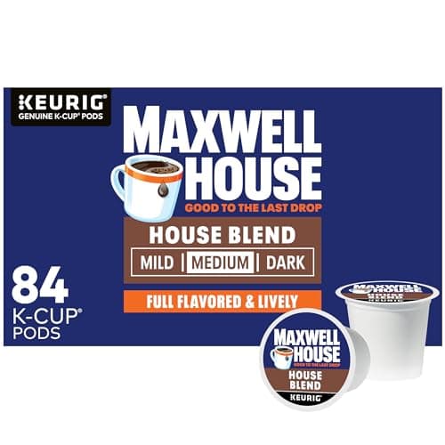 Maxwell House House Blend Medium Roast K-Cup Coffee Pods, 84 ct Box S&S + 25% off coupon $23.98 @Amazon