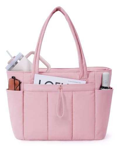 20L Wandering Nature Puffer Tote Bag w/ Cup Holder (2 Colors) $16