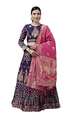 Parvdi Indian Style lehenga choli for women Wedding Party Wear Dress fully stitched