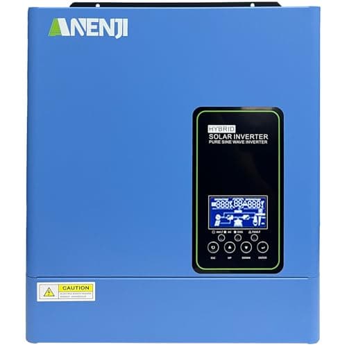 ANENJI 3KW 24V Hybrid Solar Inverter MPPT 100A Charger Controller Pure Sine Wave WiFi for $169 +Free Shipping