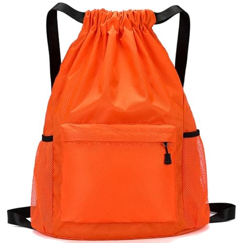 Dntorx Waterproof Drawstring Backpack w/ Water Bottle Pocket (Various) $4.99 + Free Shipping w/ Prime or on $35+