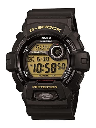 $81 | Casio Men's G8900-1CR G-Shock Digital Sport Watch (Black and Gold Resin) at Amazon