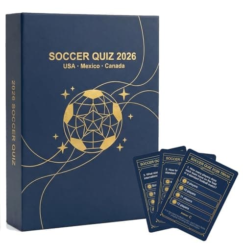 HDCooL Soccer Party Game for World Cup 2026 – 200 Question Cards for Adults, Teens & Families | World Cup 2026 Merchandise for Watch Parties & Game Night