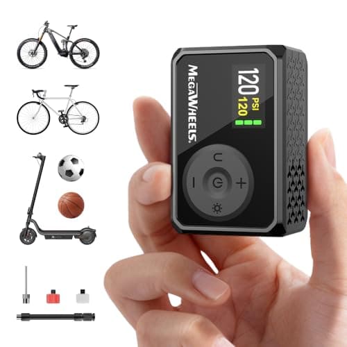 MEGAWHEELS Mini Bike Pump, 120... Mountain Bike, Scooter, Balls